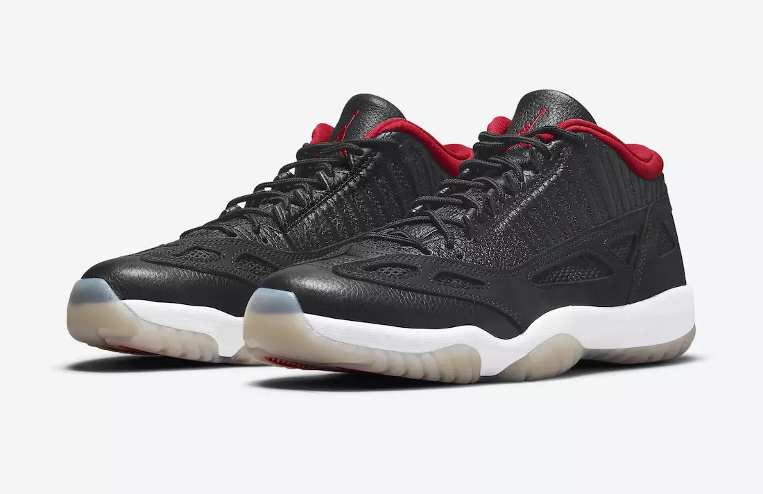 Photos officielles de la Air Jordan 11 Low IE « Bred »