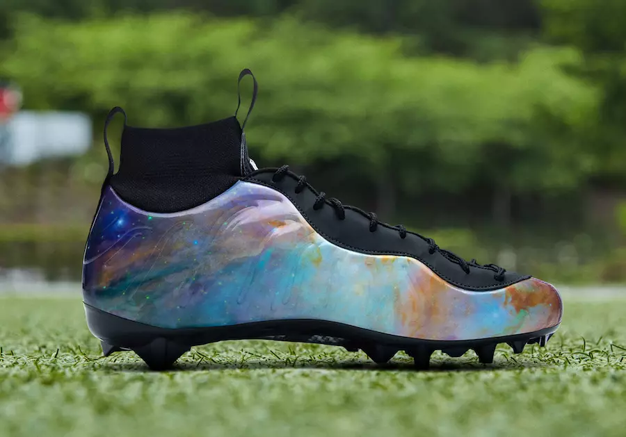 Odell Beckham Jr. Nike Air Foamposite One Alternate Galaxy Cleats