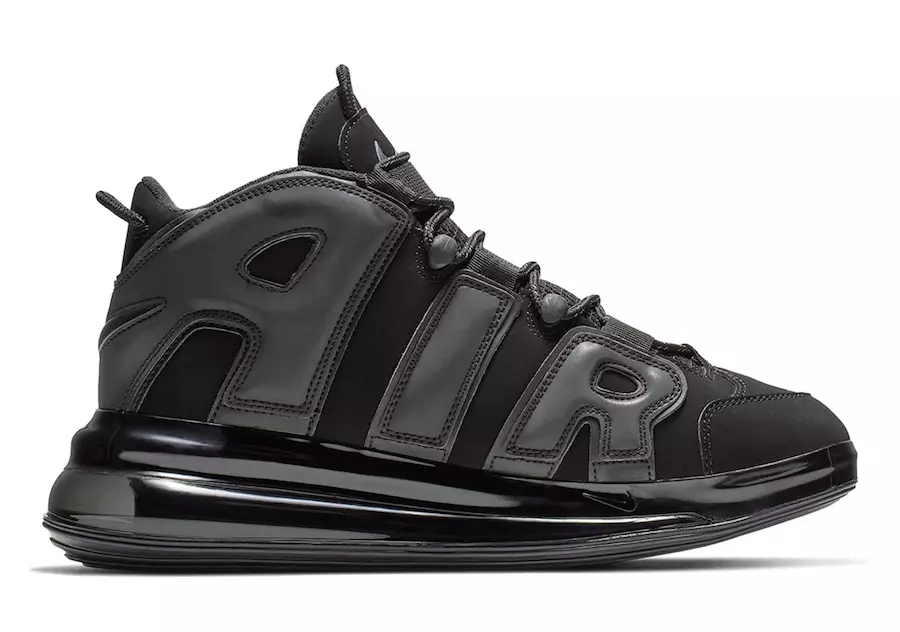 Nike Air More Uptempo 720 Black Дата на издаване