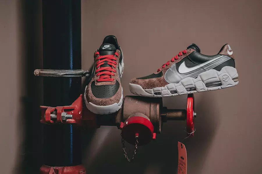 RAC UBIQ Nike Air Méi Force Noir Benotzerdefinéiert