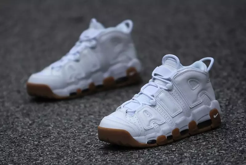 Белая резинка Nike Uptempo Скотти Пиппен