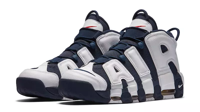 Data de lançamento olímpica Nike Air More Uptempo