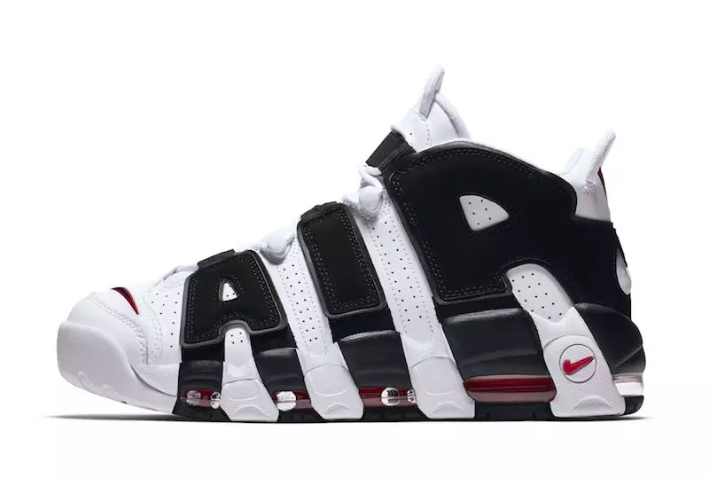 Nike Air More Uptempo Hvit Svart Utgivelsesdato