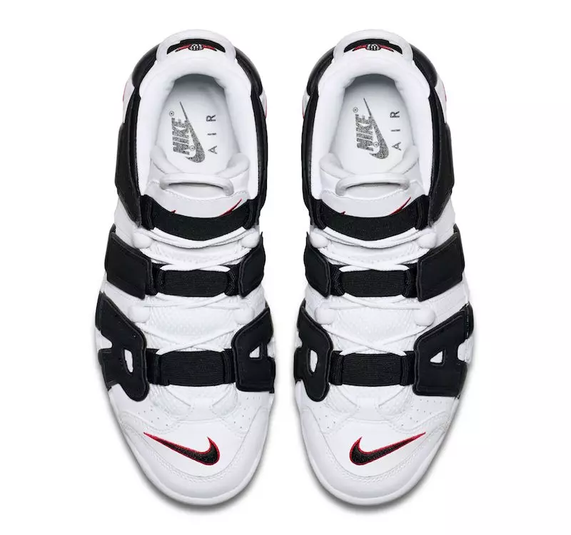 Nike Air Méi Uptempo White Black Release Datum