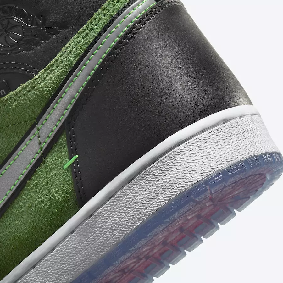 Air Jordan 1 High Zoom Brut Rage Green CK6637-002 გამოშვების თარიღი