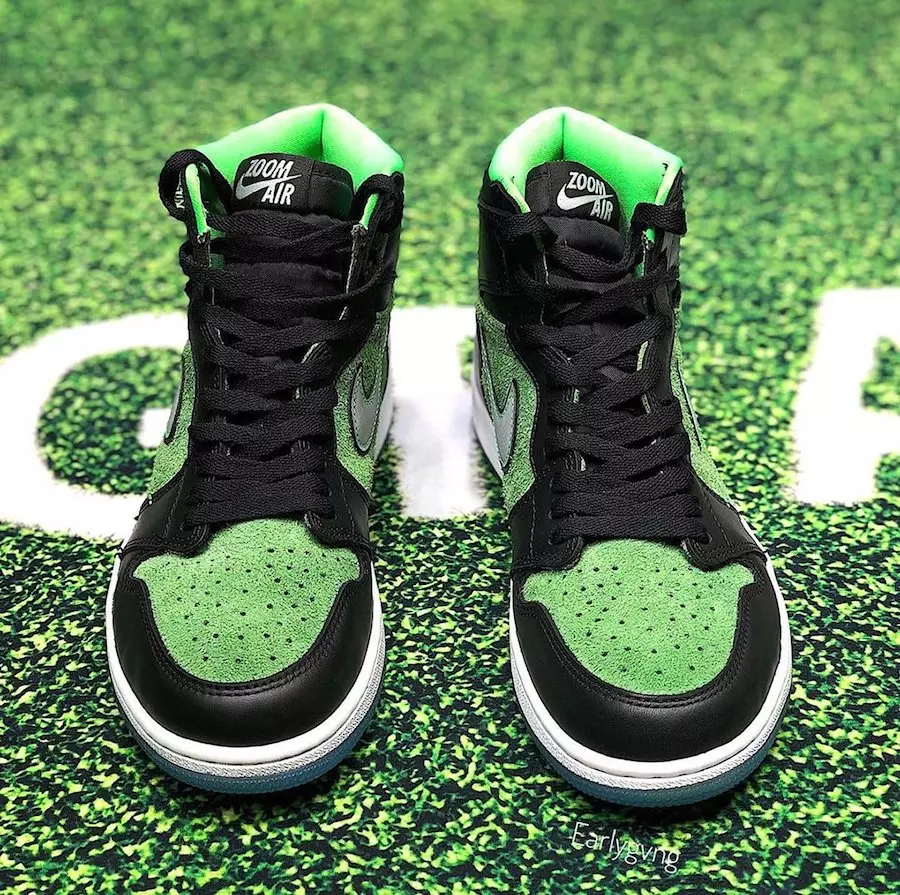 Air Jordan 1 Zoom Black Rage Green CK6637-002 Дата на издаване