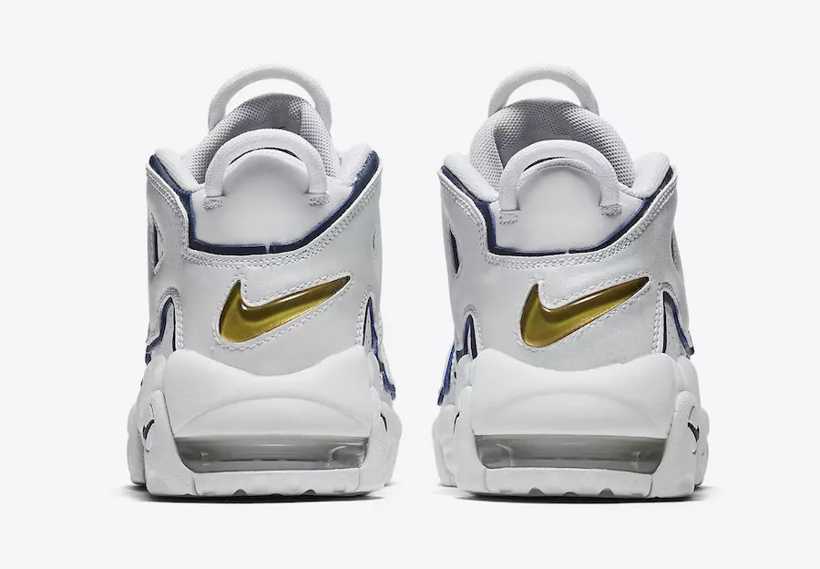 Nike Air More Uptempo White Navy Gold 415082-109 გამოშვების თარიღი