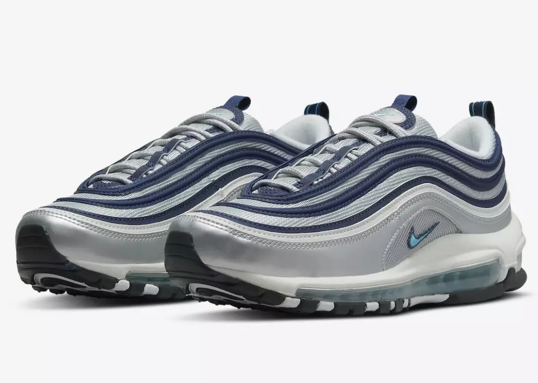 Nike Air Max 97 OG metallik hõbedane kloorsinine DQ9131-001 väljalaskekuupäev