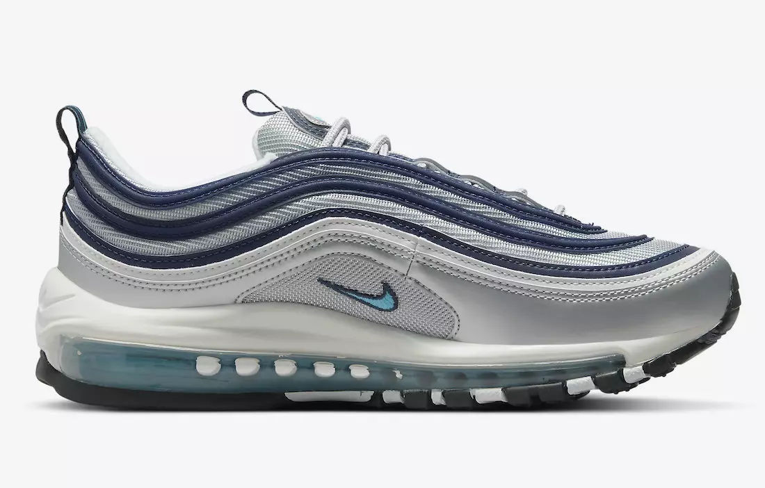 Nike Air Max 97 OG Metallic Silver Chlorine Blue DQ9131-001 გამოშვების თარიღი