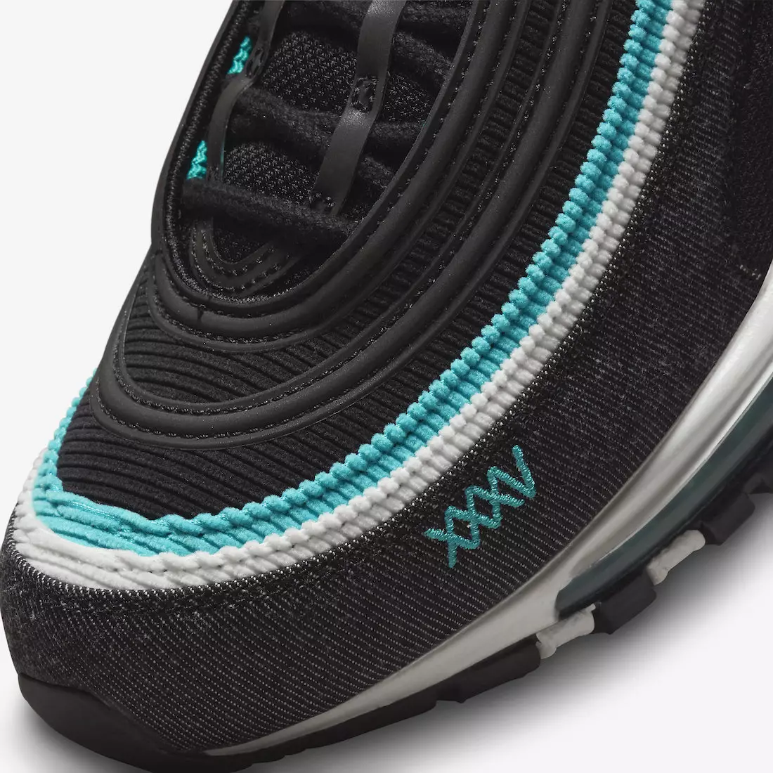 Nike Air Max 97 SE Sport Turbo Black Sport Turquoise Summit White DN1893-001 Датум на издавање