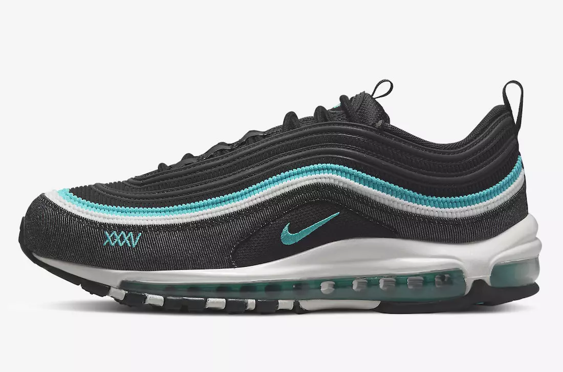 Nike Air Max 97 SE Sport Turbo Siyah Sport Turkuaz Zirve Beyaz DN1893-001 Çıkış Tarihi