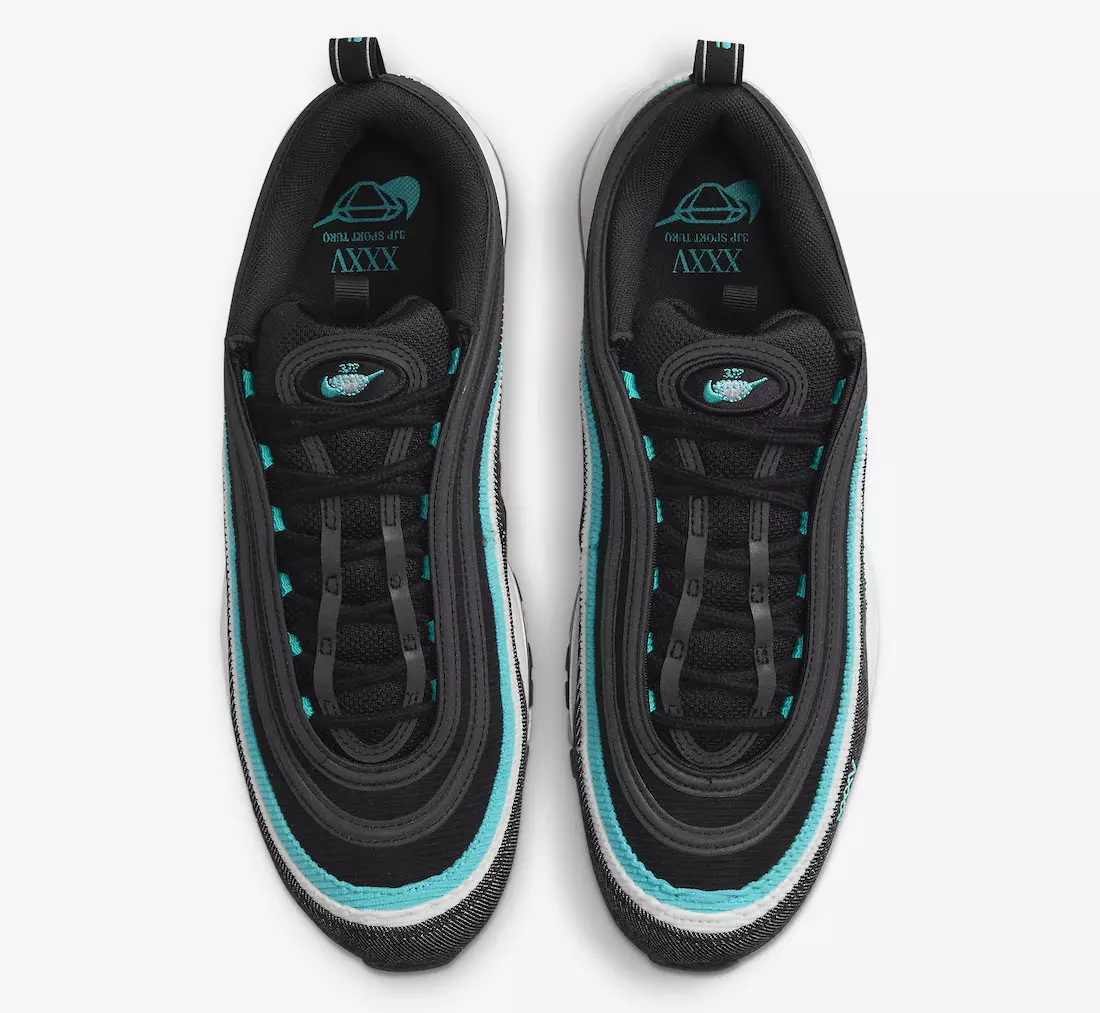 Nike Air Max 97 SE Sport Turbo Black Sport Turquoise Summit White DN1893-001 Ngày phát hành