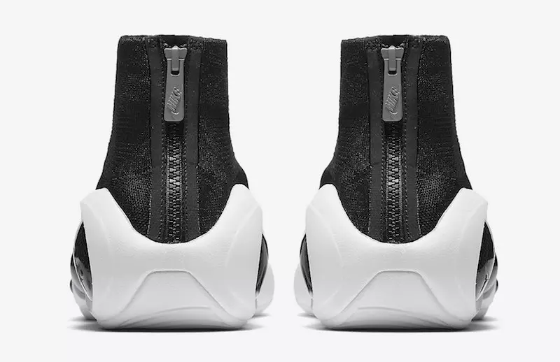 Nike Zoom Flight Bonafide OG Black White Julkaisupäivä Heel