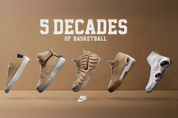 Kolekce Nike 5 Decades of Basketball