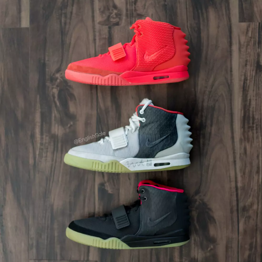 Nike Air Yeezy 2 neatitikimo pavyzdys