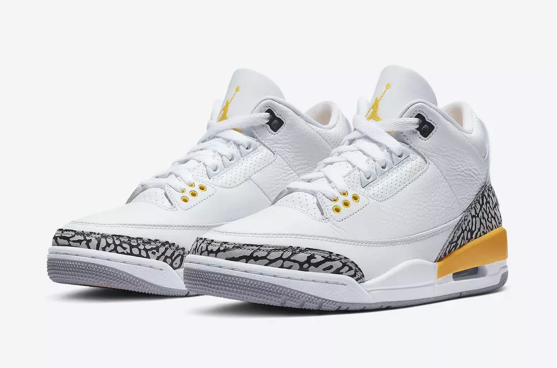 Air Jordan 3 Laser Laranja WMNS CK9246-108 Data de Lançamento Preço