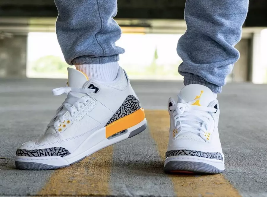 Air Jordan 3 Laser Orange CK9246-108 Release Datum Op-Féiss