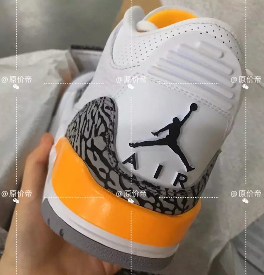 Air Jordan 3 Laser Feminino Laranja CK9246-108 Data de Lançamento