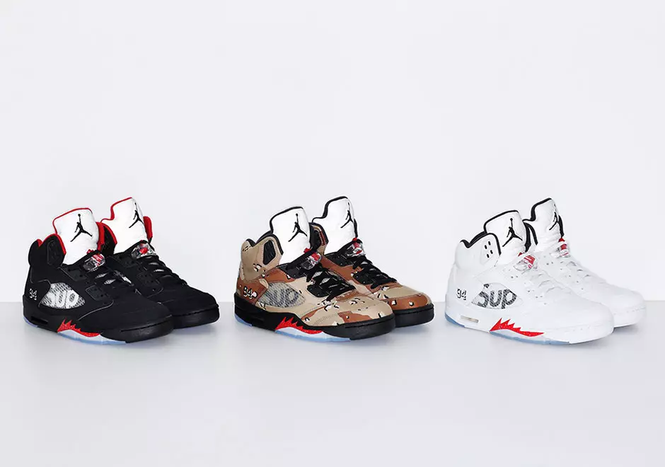 Supreme Foamposite ou Supreme Air Jordan 5