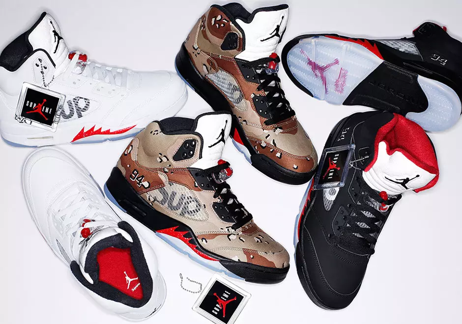 Supreme Foamposite ou Supreme Air Jordan 5