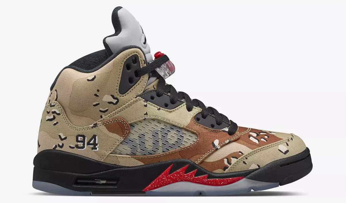 Supreme Air Jordan 5 Kamuflaj