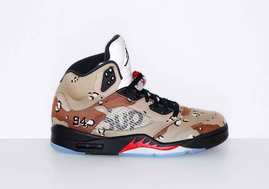 Camo Supreme Air Jordan 5 NikeStore en línea