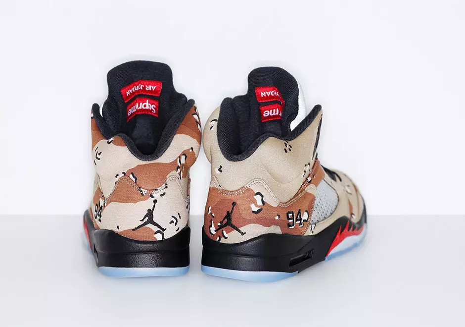 Camo Supreme Air Jordan 5 NikeStore אָנליין