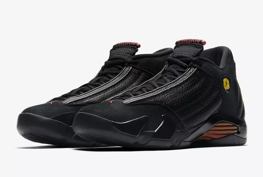 Air Jordan 14 اللقطة الأخيرة 487471-003 2018 تاريخ الإصدار الرجعية