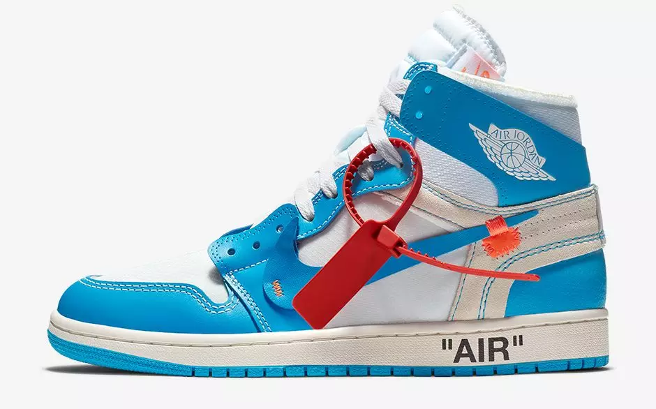 UNC Off-White Air Jordan 1 Çıkış Tarihi