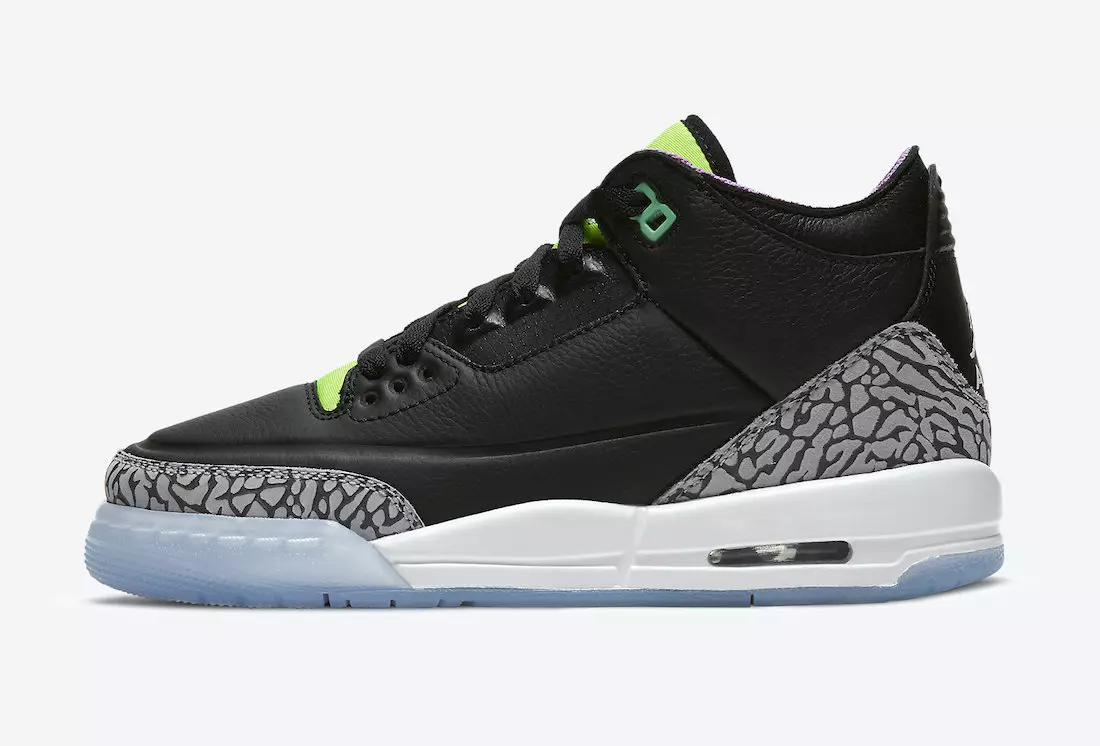 Air Jordan 3 Electric Green Kids DA2304-003 Дата випуску