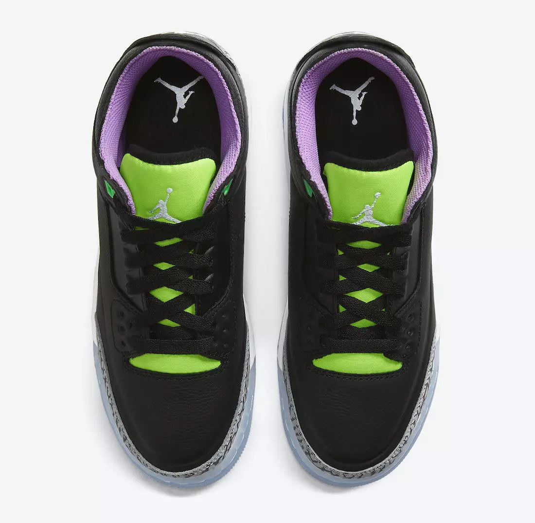 Дата выхода Air Jordan 3 Electric Green Kids DA2304-003