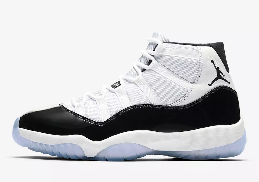 Air Jordan 11 Concord 2018 378037-100, väljalaskekuupäev