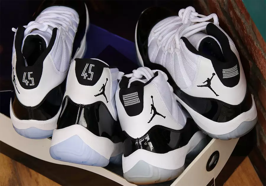 Air Jordan 11 Concord 2018 және 2011 салыстыру