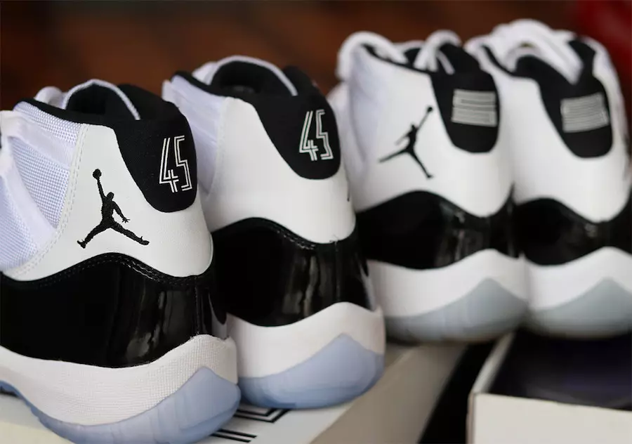 Air Jordan 11 Concord 2018 na 2011 Ulinganisho