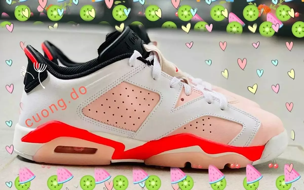 Air Jordan 6 Low GS Atmosphere מעלדונג טאָג