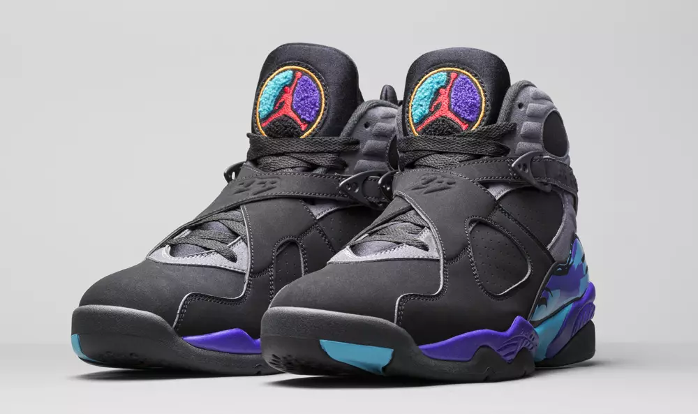 Air Jordan 8 Aqua Qara Cümə 2015