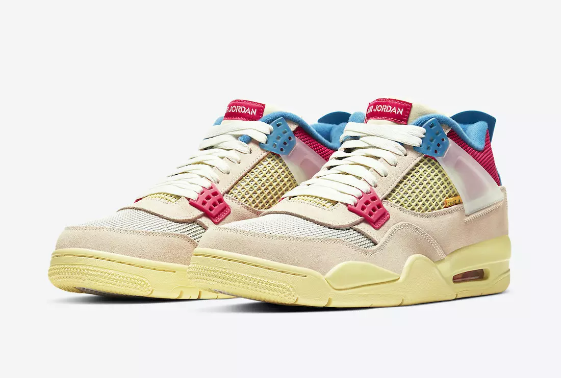 Union Air Jordan 4 Guava Ice DC9533-800 Data tar-Rilaxx