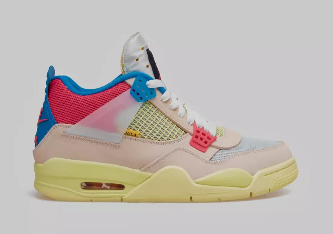 Датум на издавање на Union LA Air Jordan 4 Guava