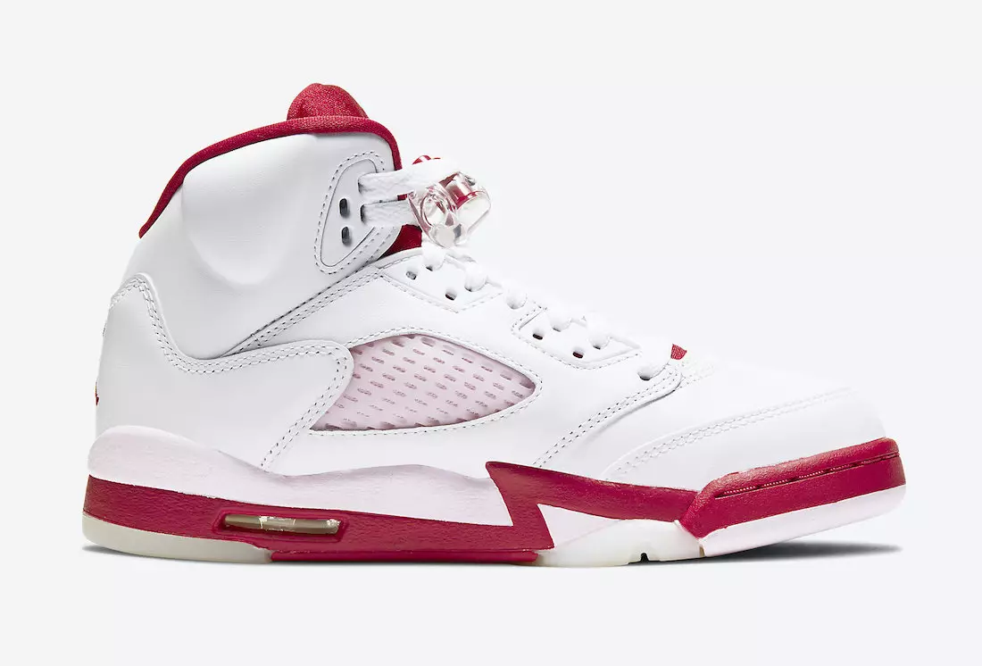 Air Jordan 5 GS Pink Foam Gym Qırmızı 440892-106 Buraxılış Tarixi Qiymət-4