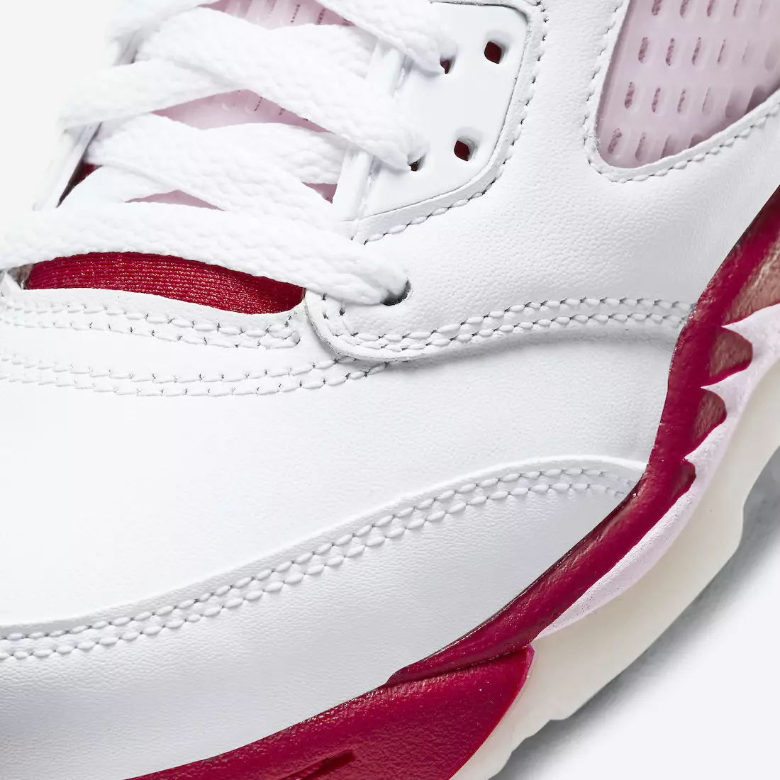 Air Jordan 5 GS Pink Foam Gym Red 440892-106 Útgáfudagur Verð-4