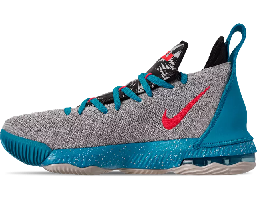 Nike LeBron 16 Uşaq Palma Ağacı Cənubi Sahil AQ2465-076 Buraxılış Tarixi