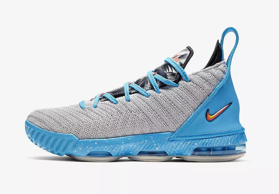 Nike LeBron 16 Kanner Palm Beem South Beach AQ2465-076 Release Datum Präis