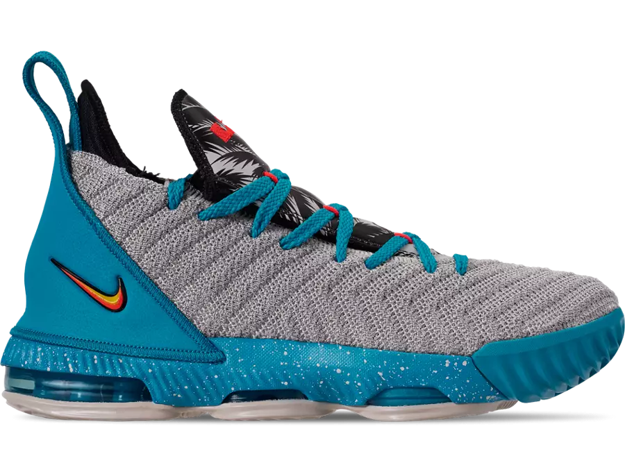 Nike LeBron 16 Uşaq Palma Ağacı Cənubi Sahil AQ2465-076 Buraxılış Tarixi