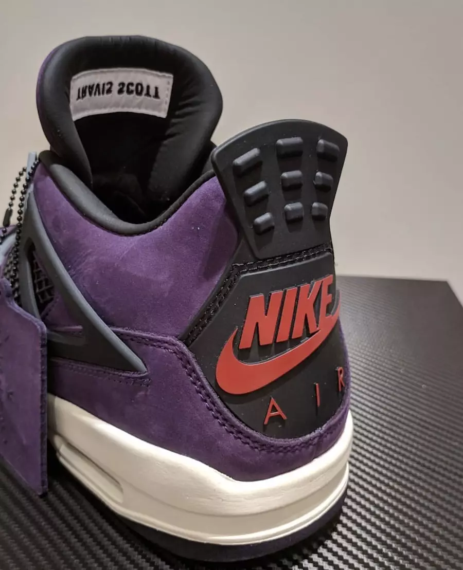 Travis Scott Air Jordan 4 rodina Purple Friends