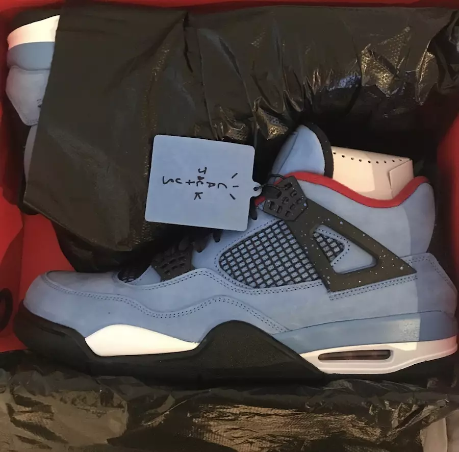 Travis Scott Air Jordan 4 oliatori di Houston