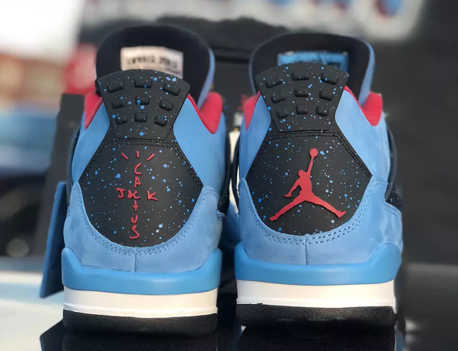 תאריך היציאה של Travis Scott Air Jordan 4 Oilers