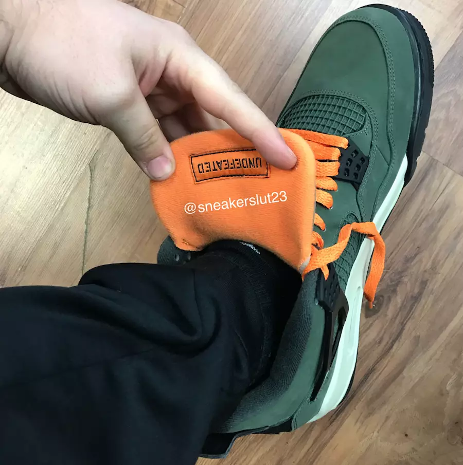 Utgivningsdatum för obesegrade Air Jordan 4 2018