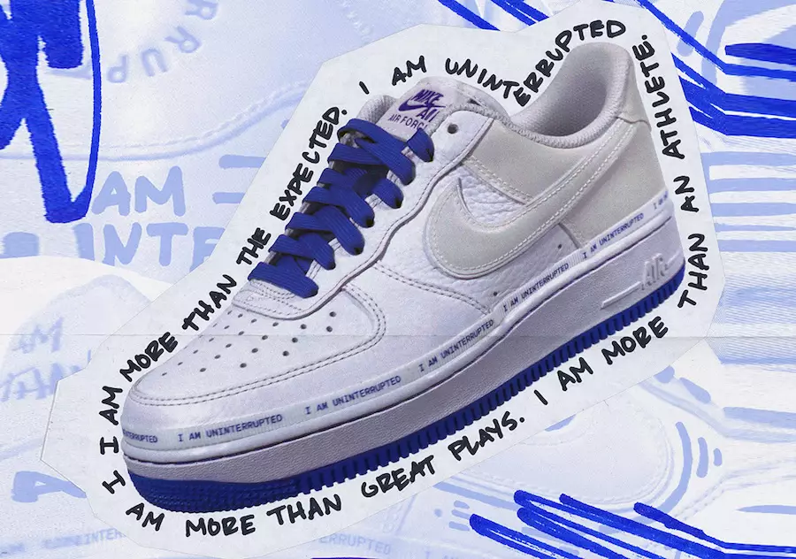 Uninterrupted Леброна Джеймса представила коллаборацию Nike Air Force 1