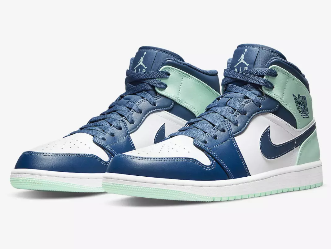 Air Jordan 1 Mid Blue Mint 554724-413 Išleidimo data