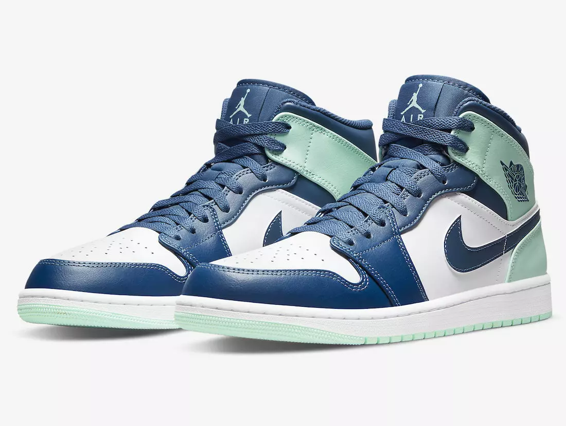 Air Jordan 1 Mid Blue Mint 554724-413 Дата выпуску